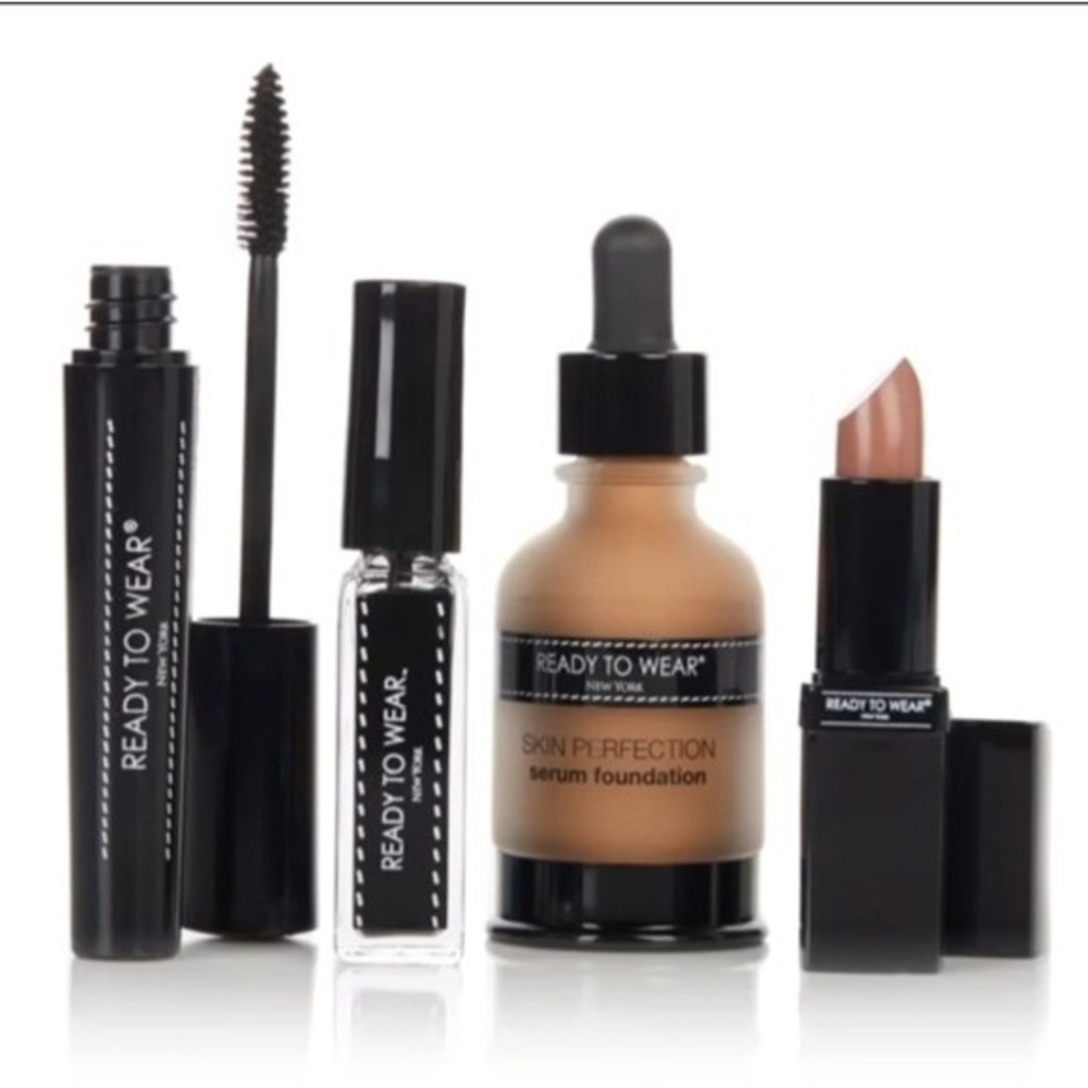 Ready To Wear Perfect 4‎ Lash & Serum Collection Set Medium Dark Eyes Face Lips